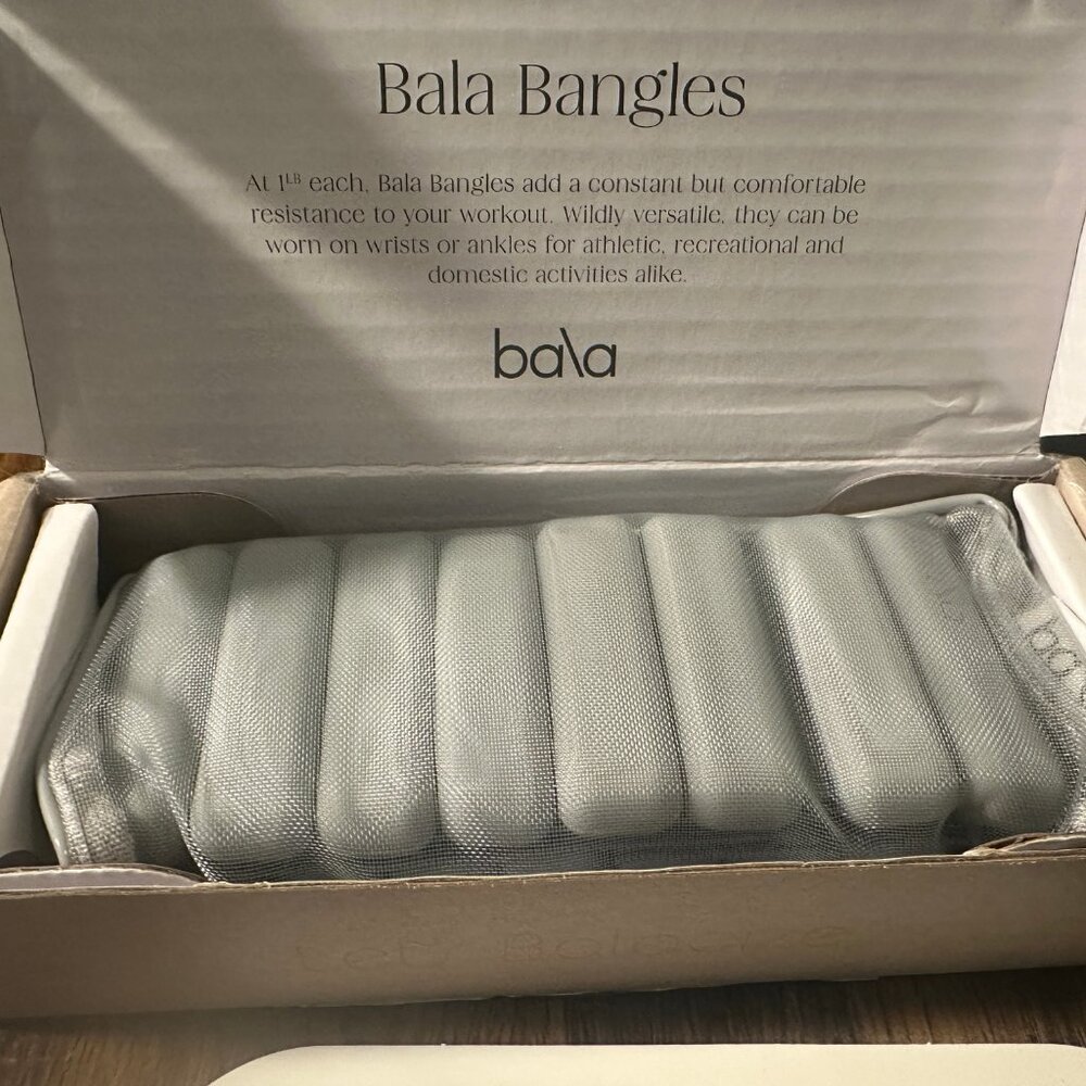 NEW 1LB Bala Bangles Ankle or Wrist Weight in Heather - 2 LBs Total - Picture 5 of 7